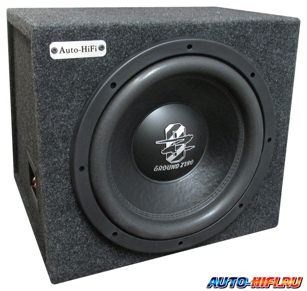 Сабвуфер в закрытом корпусе Ground Zero GZRW 12D4 box Сабвуфер в закрытом корпусе Ground Zero GZRW 12D4 box